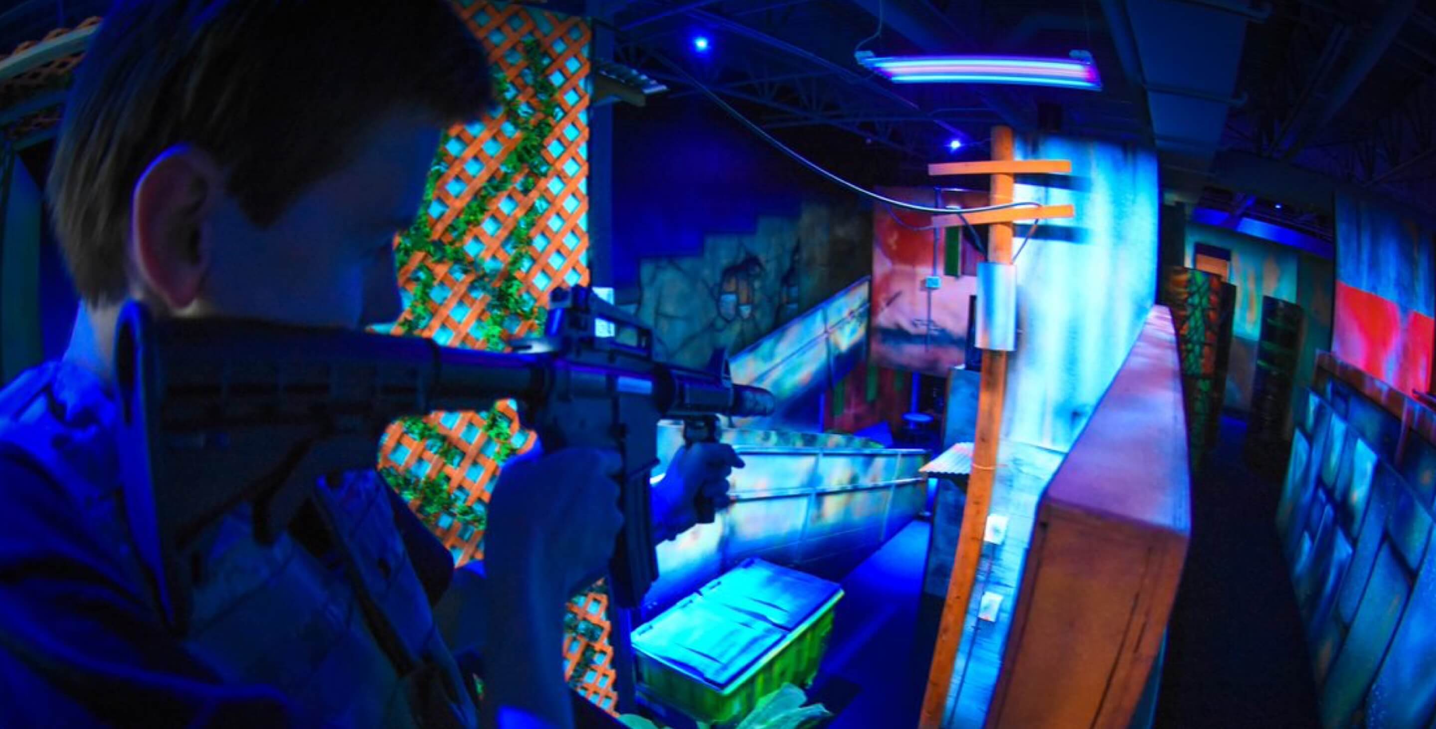 Laser Tag Arena at Bravoz Entertainment Center