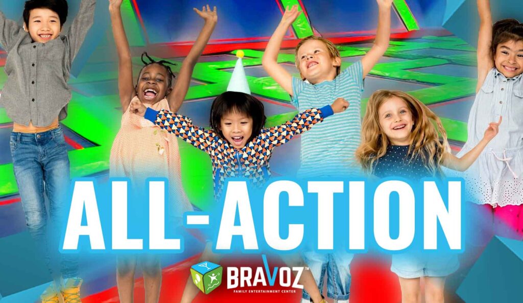 All-Action Birthday Party Package at Bravoz