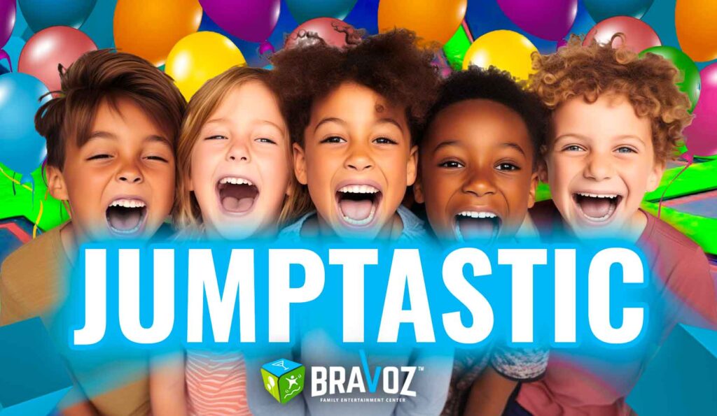 JUMPTASTIC Birthday Party Package at Bravoz