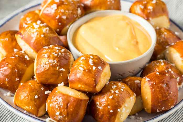 Pretzel Bites at Bravoz